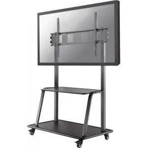 Mobile Flat Screen Floor Stand (stand+trolley) (height: 137-162 cm)