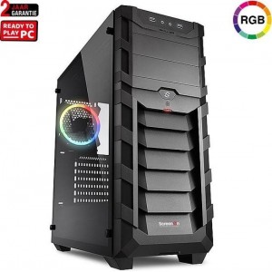 AMD Ryzen 5 2600 Allround Game Computer / Gaming PC - GeForce GTX 1050 Ti 4GB - 16GB RAM - 120GB SSD - 1TB HDD - RGB