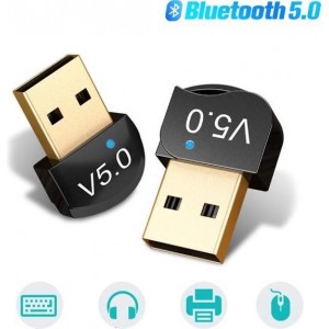 DrPhone B6 - Bluetooth 5.0 USB Adapter Dongle - 20 tot 50 Meter Bereik - 3mbps - Dual mode - Zwart