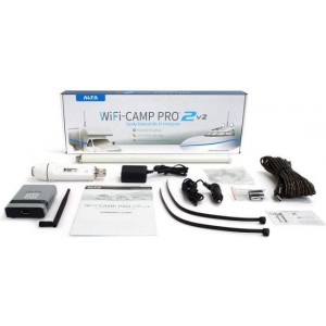 Alfa Network - WiFi Camp Pro 2V2 - WiFi versterking & Hotspot voor in en om de camper caravan, boot, tuin en boerderij
