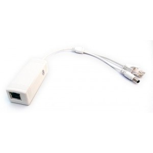 12V PoE (Power-over-Ethernet) splitter/adapter 802.3AF/AT