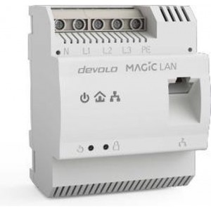 Devolo Magic 2 LAN DINrail 2400 Mbit/s Ethernet LAN Wit 1 stuk(s)