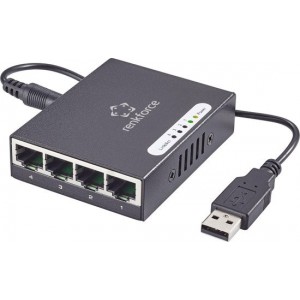 Renkforce Netwerk switch 4 poorten 1 Gbit/s