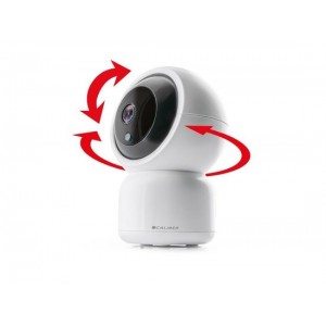 Caliber HWC102PT - Smart wifi camera - Pan/Tilt - Bewegingssensor - Wit