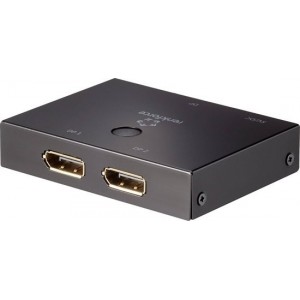 Renkforce 2 poorten DisplayPort-switch Bidirectioneel bruikbaar 3840 x 2160 pix