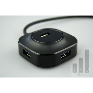 Multi USB Hub-3.0-Micro-USB-Splitter-4- USB -Poorten -High Speed -Hub Mini adapter- Alles In Een Draagbare Hub-zwart