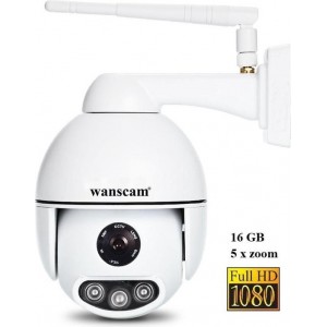 Wanscam K54 IP camera met 16GB geheugen en 5x zoom