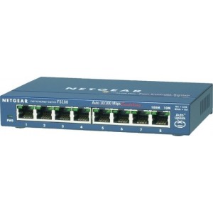 Netgear FS108 v3 - Netwerk Switch