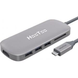 HOOTOO USB-C HUB GREY