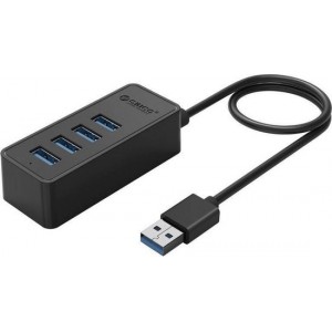 Orico USB 3.0 Hub  4x USB poorten - OTG functie - Zwart