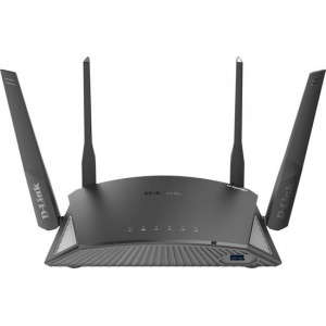 D-Link DIR-2660 draadloze router Dual-band (2.4 GHz / 5 GHz) Gigabit Ethernet Zwart