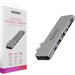 Sitecom CN-391 Dual USB-C Multiport Adapter