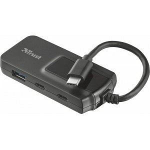 Trust Oila - 4 Poorts USB Hub (2 USB-C & 2 USB 3.1 Poorten)