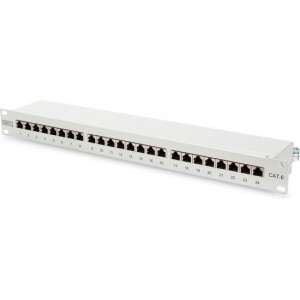 DN-91624S CAT6 STP 19" patch panel (patch paneel) 24 port, 1U fully shielded