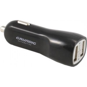 autolader USB 12/24 Volt 1/2,1 Ampère zwart