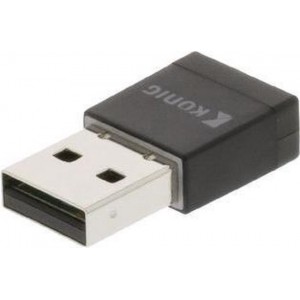 Wireless USB-Adapter AC600 2.4/5 GHz (Dual Band) Wi-Fi Black