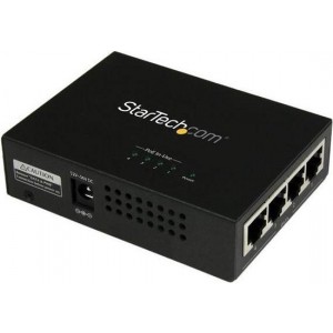 StarTech.com 4-poorts gigabit midspan PoE+ injector 802.3at/af