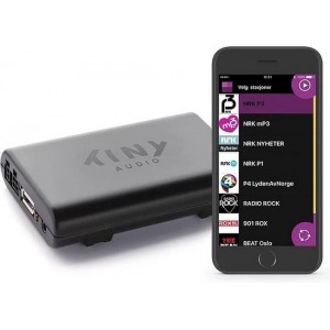 Tiny Audio Csmart Zwart digital audio streamer