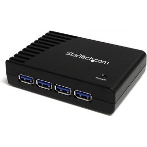 StarTech.com interface hubs 4-poort SuperSpeed USB 3.0 Hub Zwart
