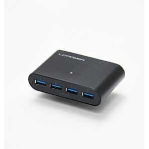 USB-Hub LC-Power 4x USB 3.0 LC-HUB-ALU-1B ink.Netzteil retail