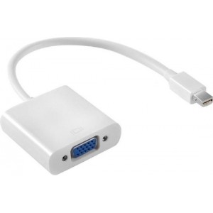 Gembird A-MDPM-VGAF-02-W kabeladapter/verloopstukje Mini DisplayPort VGA Wit