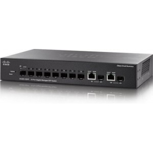 Cisco Small Business SG350-10SFP Managed L2/L3 Zwart 1U