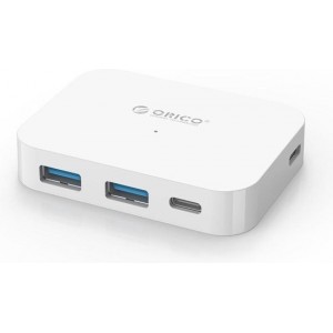 Orico USB-C hub naar 2 x USB 3.0 en 2x USB-C - OTG-functie - Wit