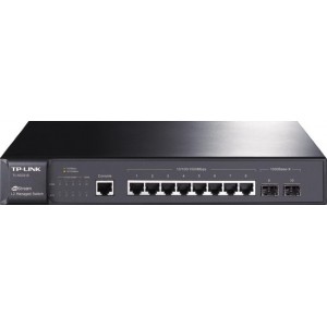 TP-LINK TL-SG3210 Managed L2 Gigabit Ethernet (10/100/1000) Zwart
