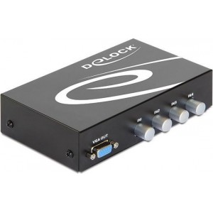 DeLOCK 87636 seriële switch box Bedraad