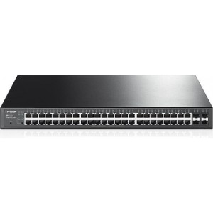 TP-LINK netwerk-switches L2+, Managed, 48 x Gigabit RJ-45 PoE+, 4 x Gigabit SFP