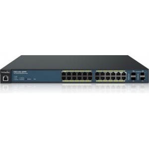 EnGenius EWS1200-28TFP netwerk-switch Managed L2/L3 Gigabit Ethernet (10/100/1000) Zwart 1U Power over Ethernet (PoE)