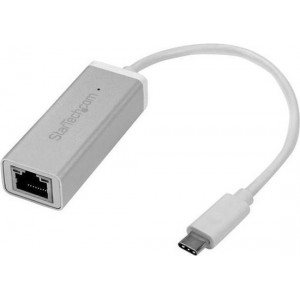 USB-C naar gigabit netwerkadapter zilver