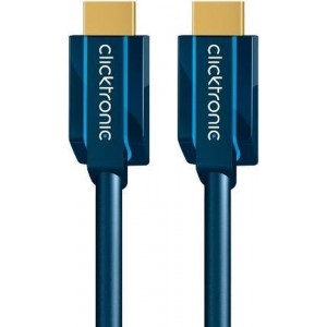 ClickTronic 2m High Speed HDMI HDMI kabel HDMI Type A (Standaard) Blauw