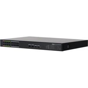 Dahua 16 Port ePoE Switch, DH-LR2218-16ET-240 - 16x PoE (8x ePoE) - 240W