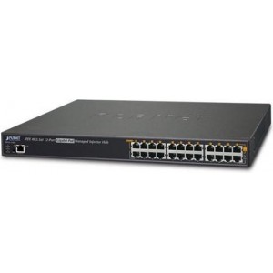 Planet HPOE-1200G netwerk-switch Managed Gigabit Ethernet (10/100/1000) Zwart 1U Power over Ethernet (PoE)