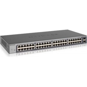 Netgear GS750E Managed L2 Gigabit Ethernet (10/100/1000) Zwart 1U