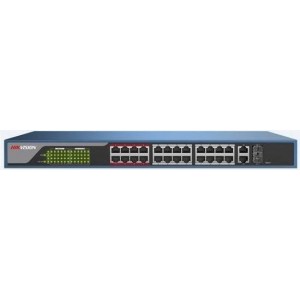 Hikvision Digital Technology DS-3E1326P-E netwerk-switch Managed L2 Fast Ethernet (10/100) Zwart Power over Ethernet (PoE)