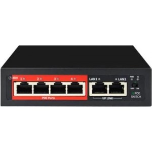 PoE netwerk switch 6 poorten