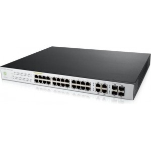 Zyxel NSW100-28P Managed L2 Gigabit Ethernet (10/100/1000) Zwart, Grijs Power over Ethernet (PoE)