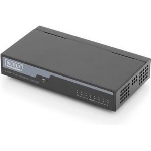 Digitus DN-60012 netwerk-switch Unmanaged Fast Ethernet (10/100) Zwart