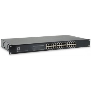 LevelOne GEP-2421W630 Unmanaged Gigabit Ethernet (10/100/1000) Zwart Power over Ethernet (PoE)