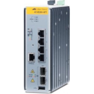 Allied Telesis AT-IE200-6FT-80 Managed L2 Fast Ethernet (10/100) Grijs