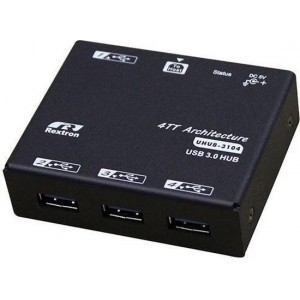 Rextron RX1016 Metalen USB 3.0 Hub 4-Poorts