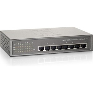 LevelOne GEP-0820W120 Gigabit Ethernet (10/100/1000) Grijs Power over Ethernet (PoE)