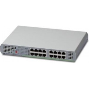 Allied Telesis AT-GS910/16-50 Unmanaged Gigabit Ethernet (10/100/1000) Grijs