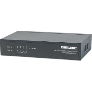 Intellinet netwerk-switches PoE-Powered 5x Gigabit