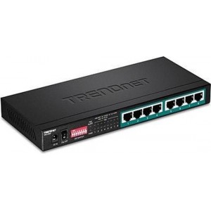 Trendnet TPE-LG80 netwerk-switch Unmanaged Gigabit Ethernet (10/100/1000) Zwart Power over Ethernet (PoE)