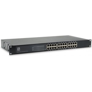 LevelOne GEP-2421W380 Unmanaged Gigabit Ethernet (10/100/1000) Zwart Power over Ethernet (PoE)