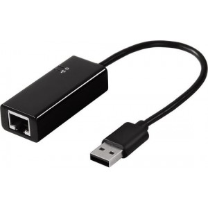 Hama Fast Ethernet interfacekaart/-adapter USB 2.0