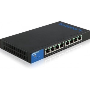 Linksys LGS308MP-EU netwerk-switch Gigabit Ethernet (10/100/1000) Zwart Power over Ethernet (PoE)